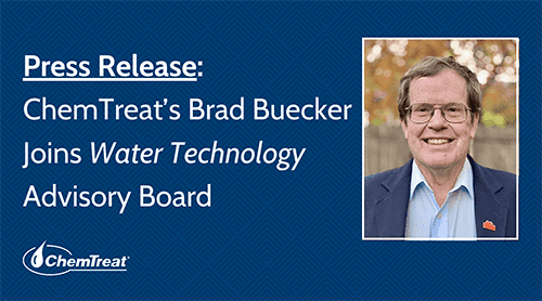 Brad Buecker, de ChemTreat, se une al consejo consultivo de Water Technology
