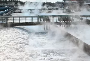 Botón de aguas residuales