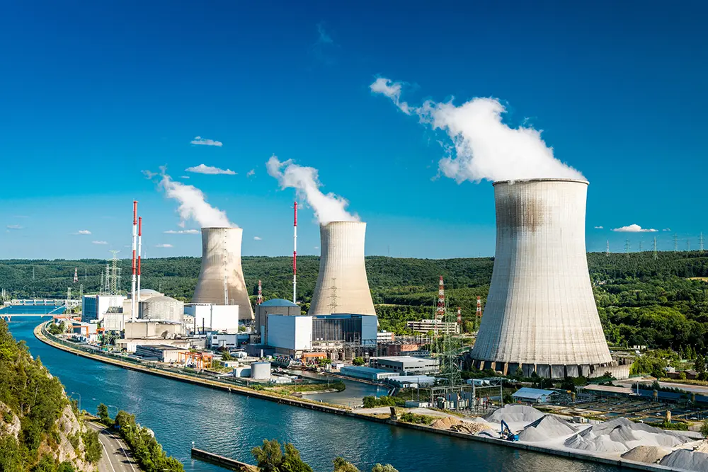 planta de energía nuclear